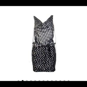 Pokdot DVF size 4 mini dress